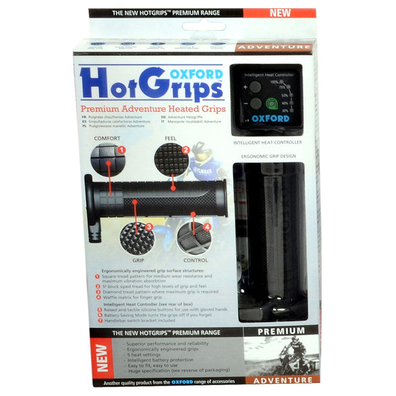 Oxford HotGrips® Premium Adventure with V8 Switch