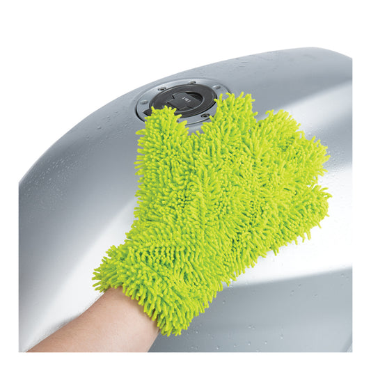 OXFORD MICROFIBRE NOODLE WASH GLOVE GREEN