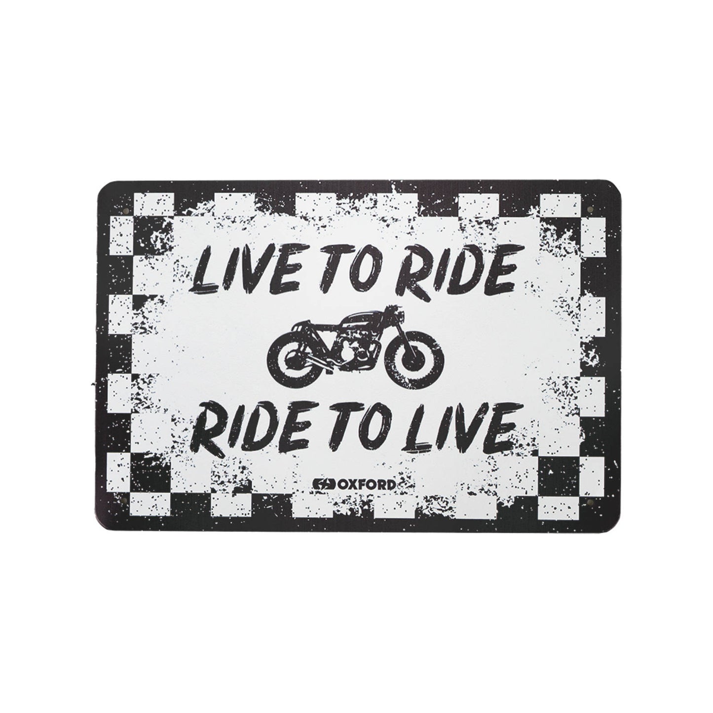 Oxford Garage Metal Sign: \"Ride\"