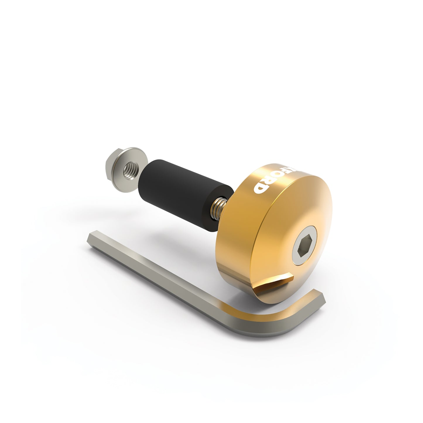 Oxford Handlebar Bar Ends - Gold