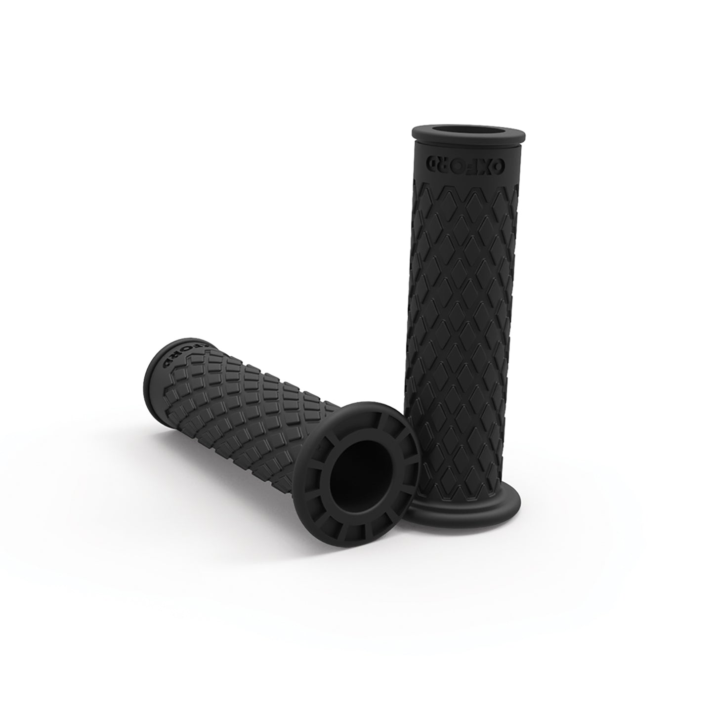 OXFORD RETRO HAND GRIPS BLK (for 22mm bars)