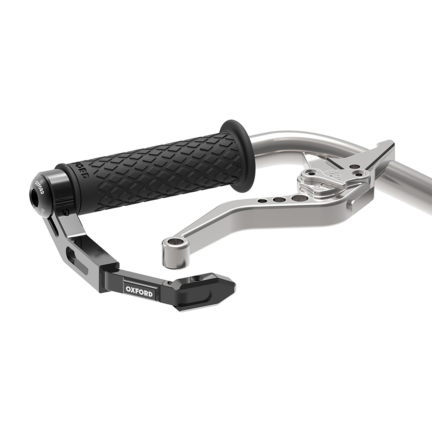 Oxford CNC Alloy Lever Guards Black (Moto GP Style) (Pair)