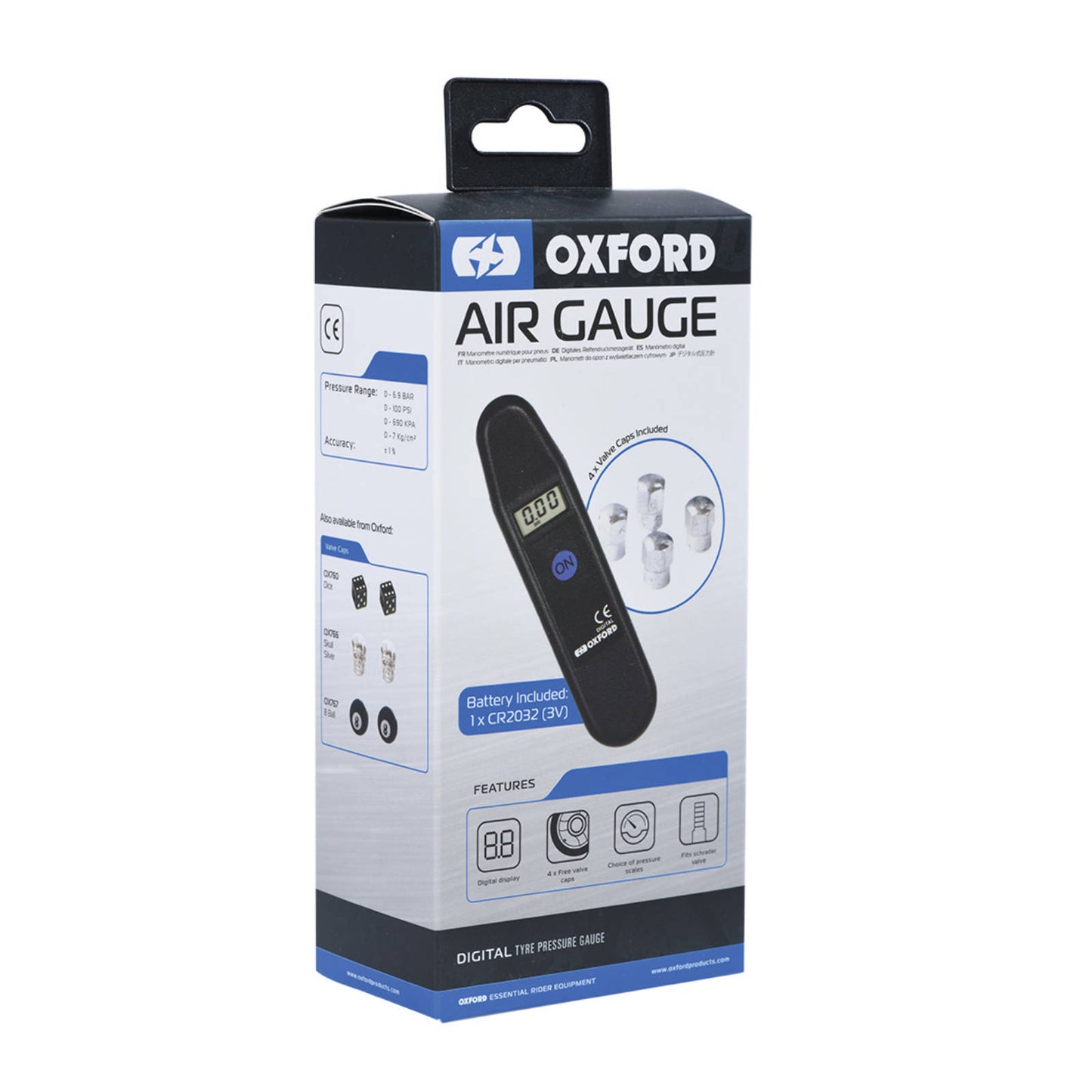 Oxford Airgauge Digital Pressure Gauge