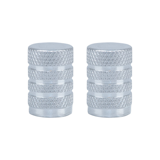 Oxford Gripper Valve Caps - Silver
