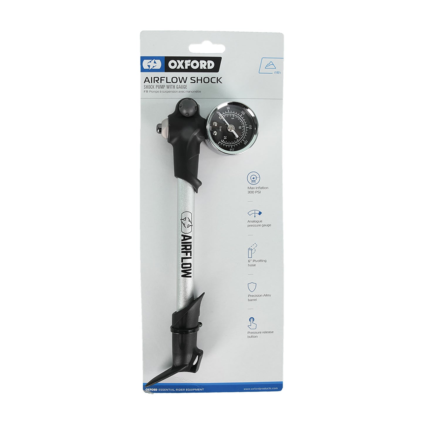 OXFORDSHOCK/FORKPUMPW/GAUGE-300PSIMAX
