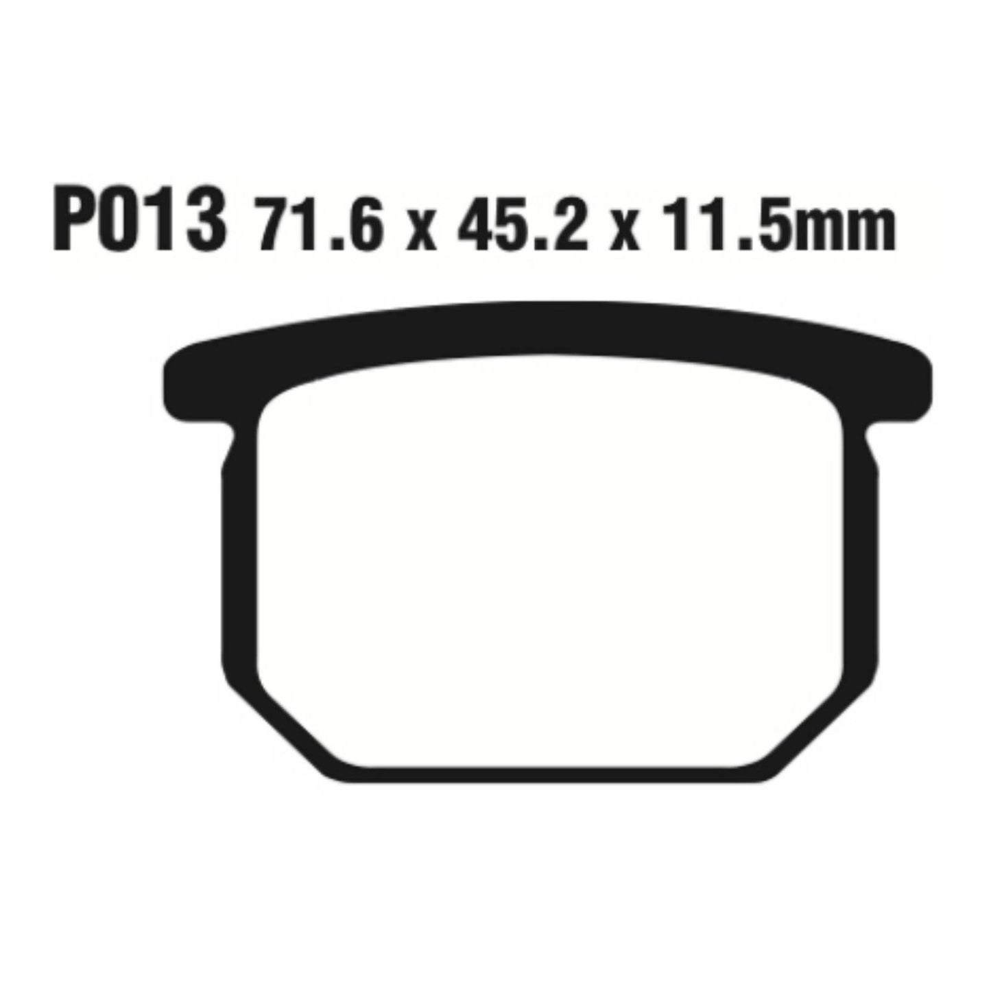 Premier Brake Pads - P Organic Standard