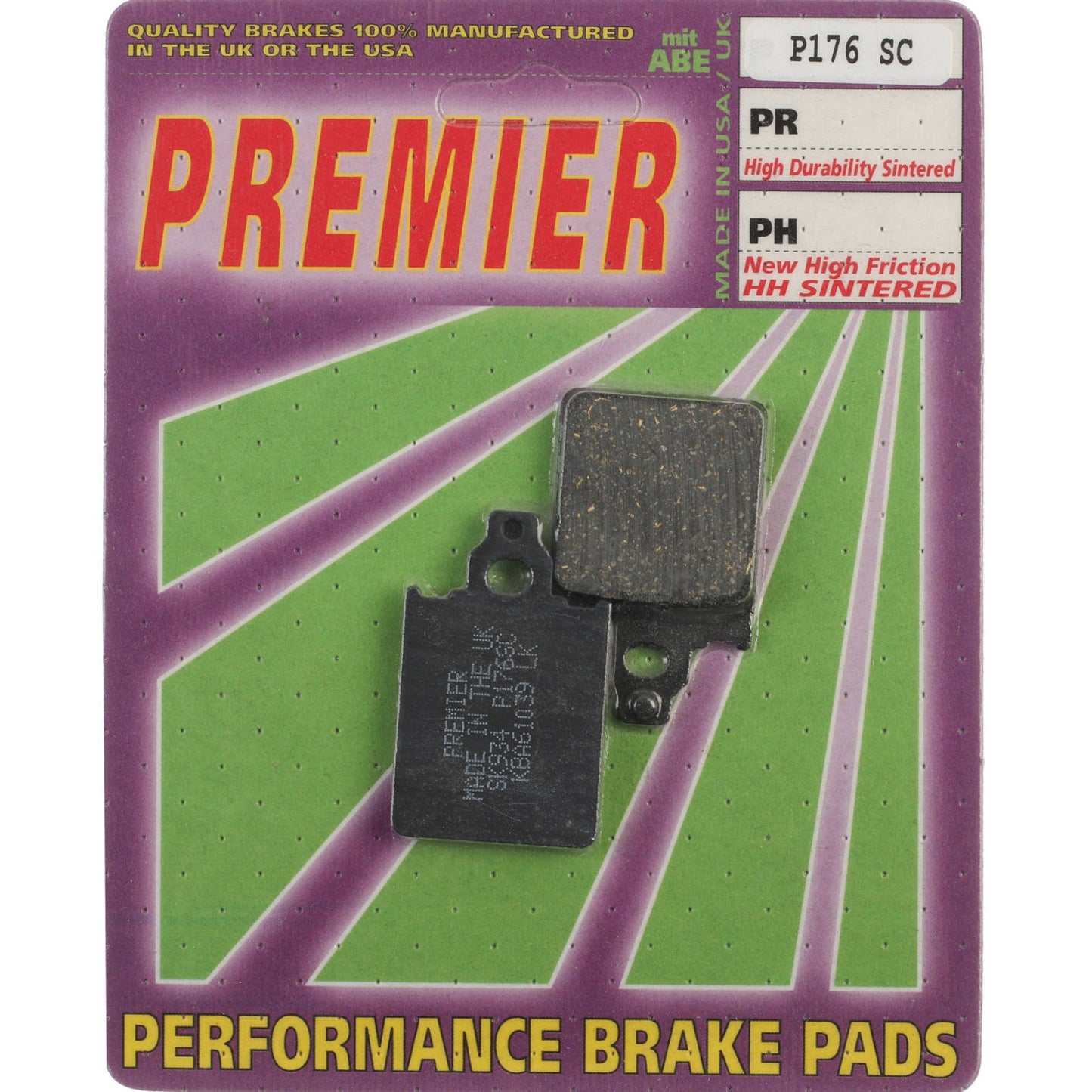 Premier Brake Pads - P Organic Standard