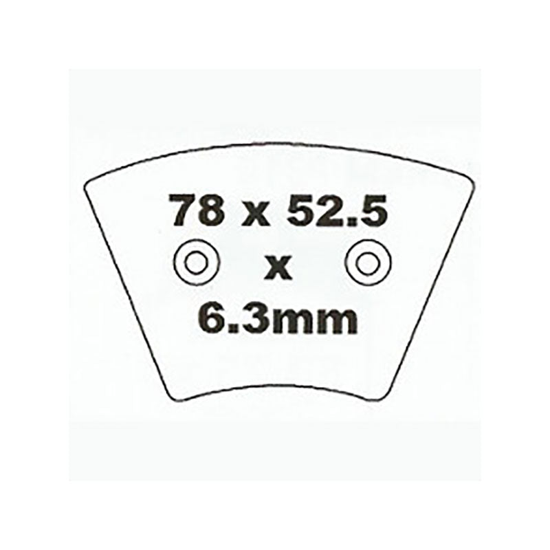 Premier Brake Pads - P Organic Standard