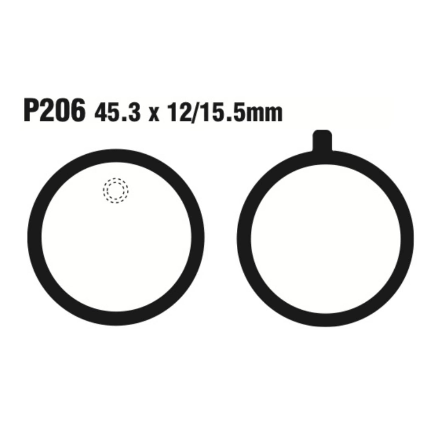 Premier Brake Pads - P Organic Standard