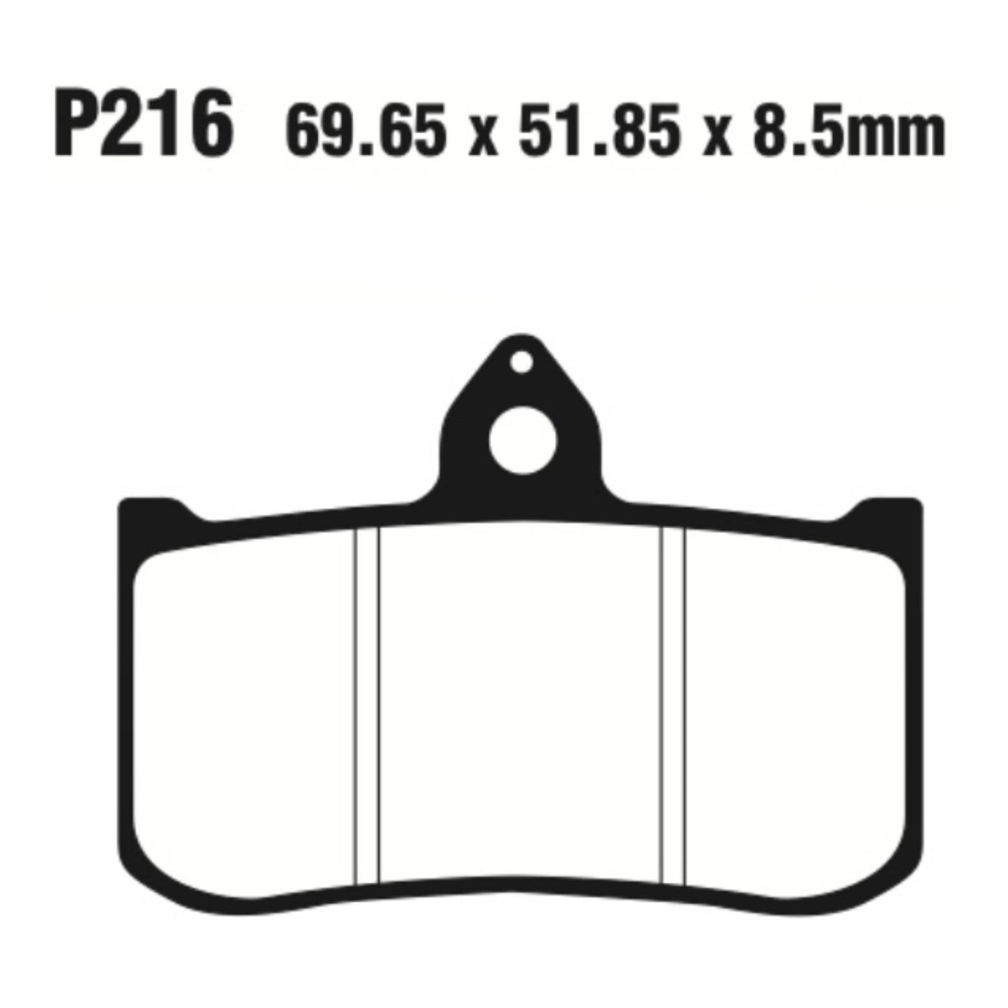 Premier Brake Pads - P Organic Standard