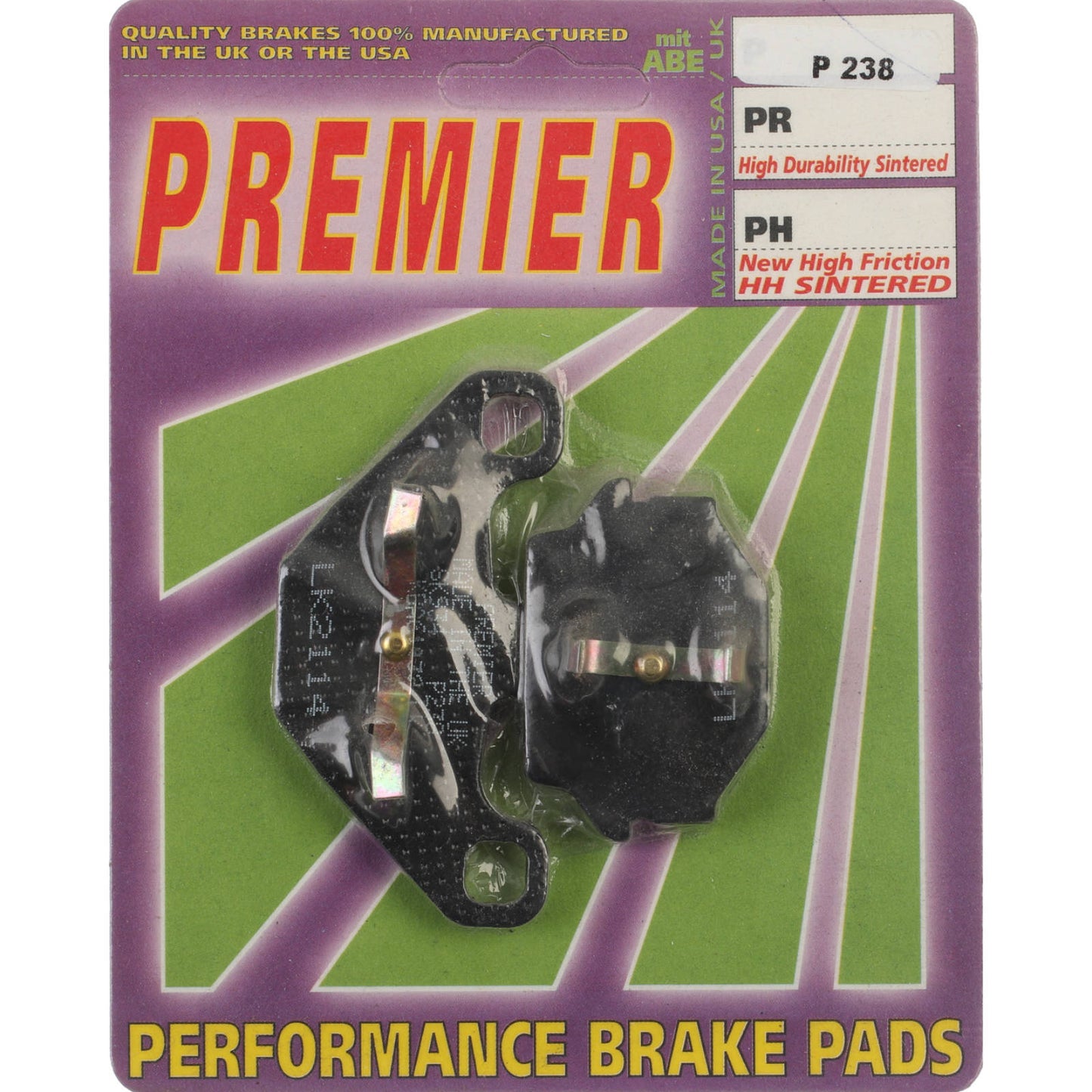 Premier Brake Pads - P Organic Standard