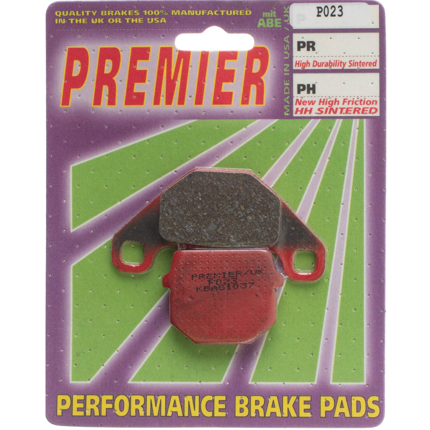 Premier Brake Pads - P Organic Standard