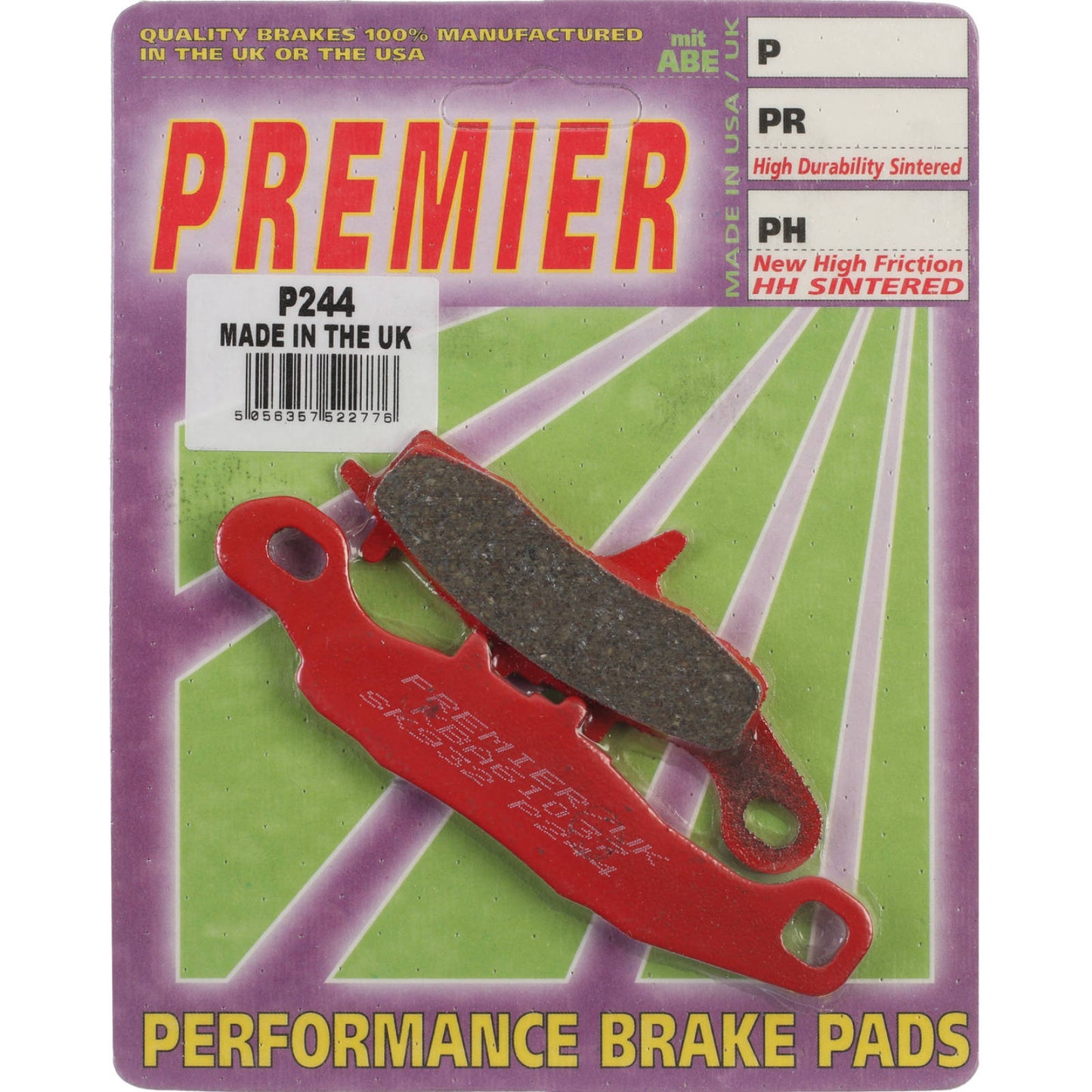 Premier Brake Pads - P Organic Standard