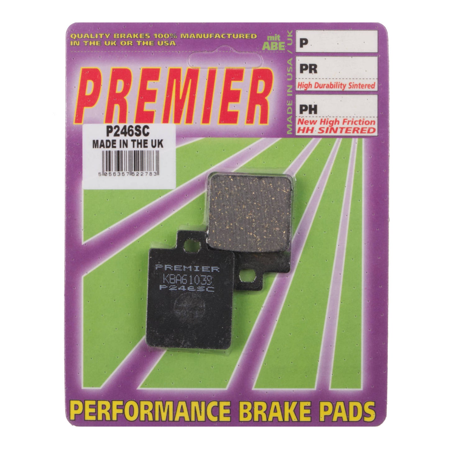Premier Brake Pads - P-SC Organic Scooter