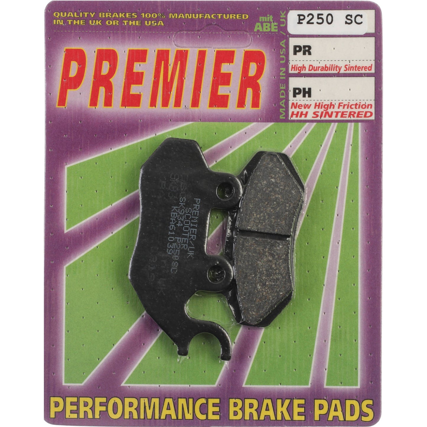 Premier Brake Pads - P Organic Standard
