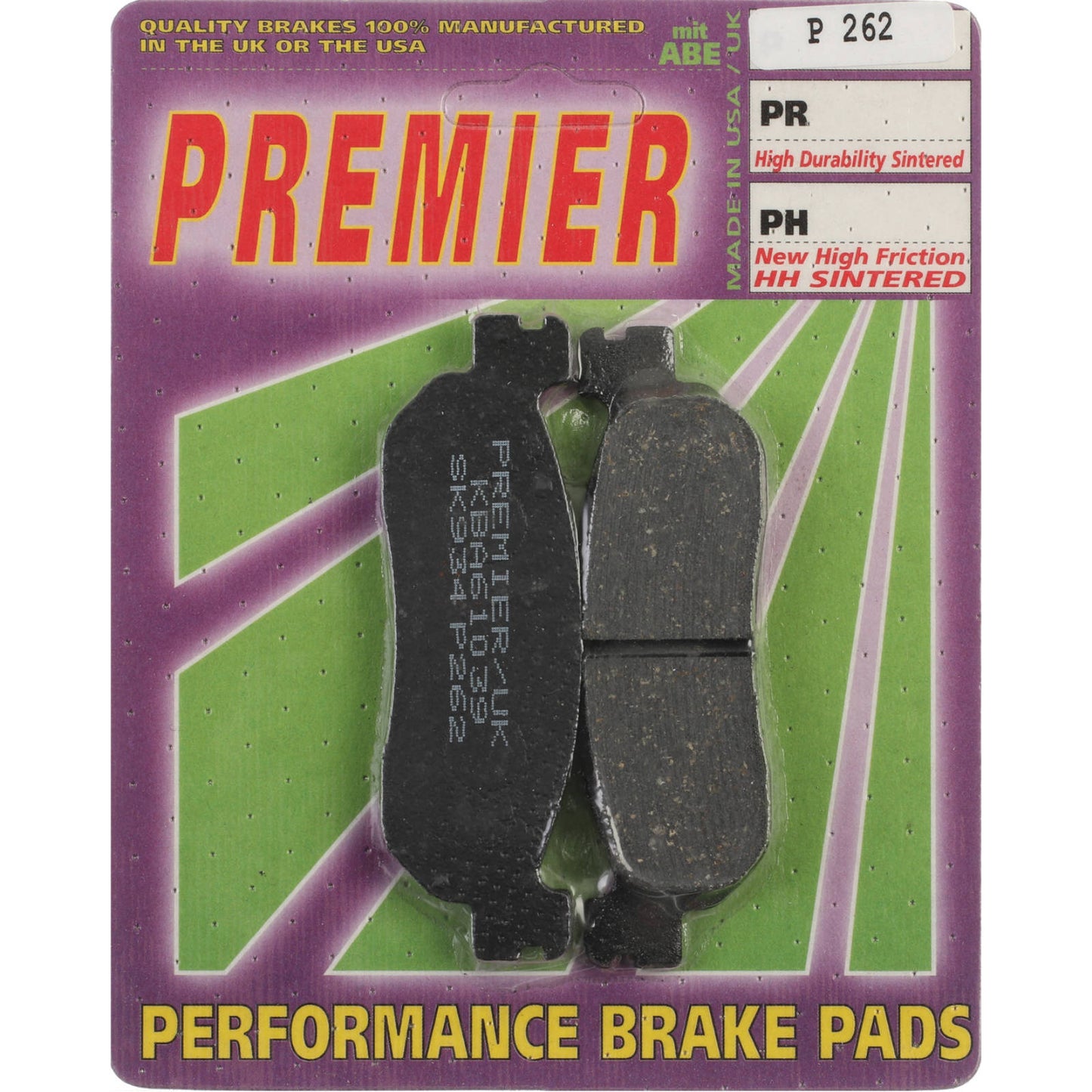 Premier Brake Pads - P Organic Standard