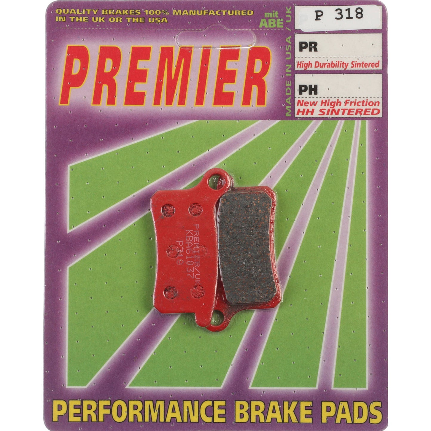 Premier Brake Pads - P Organic Standard