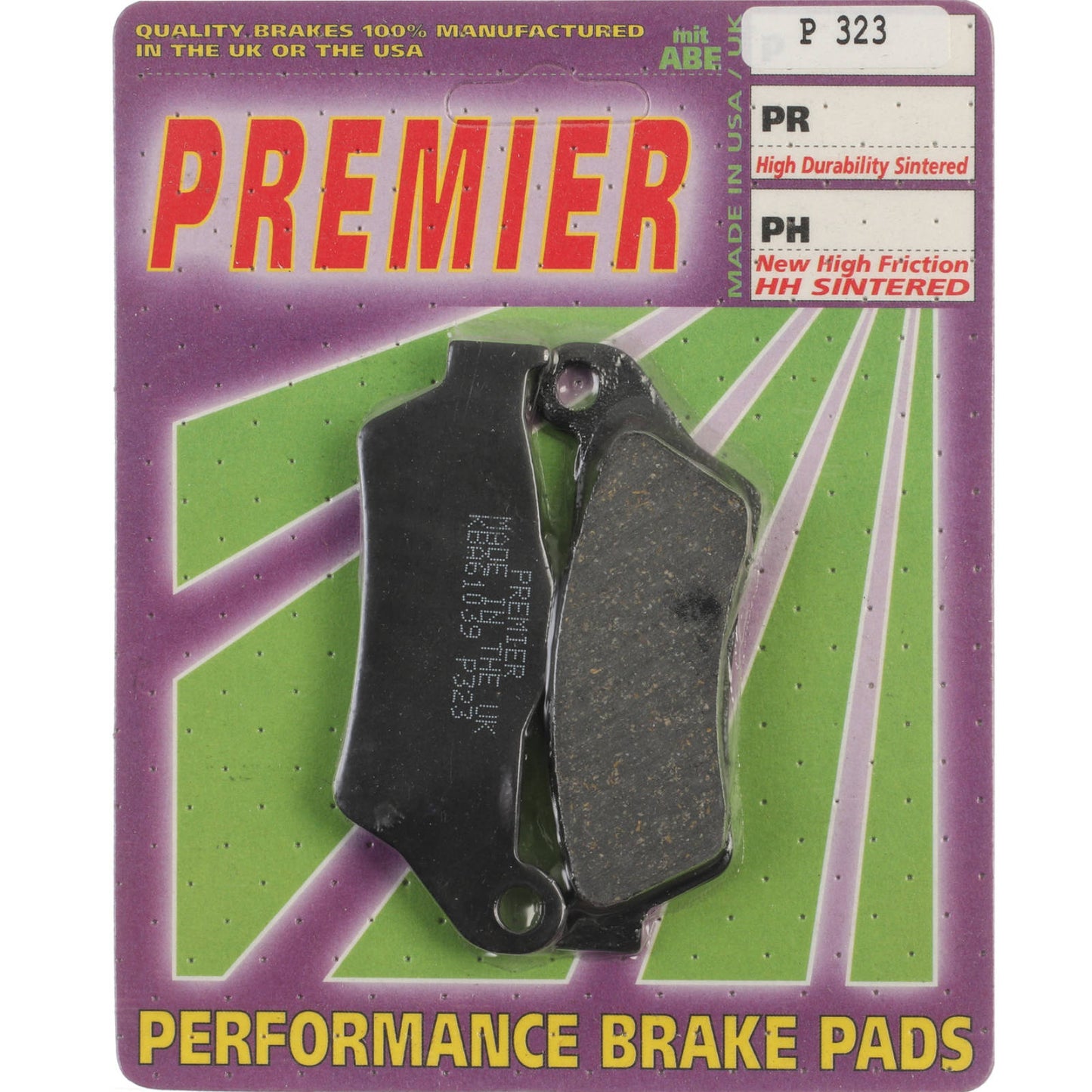 Premier Brake Pads - P Organic Standard