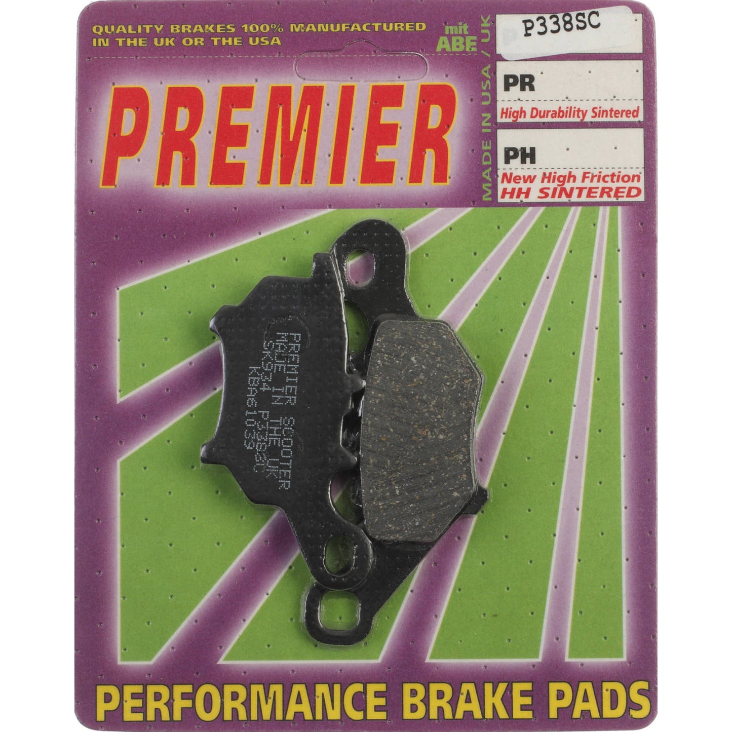 Premier Brake Pads - P Organic Standard
