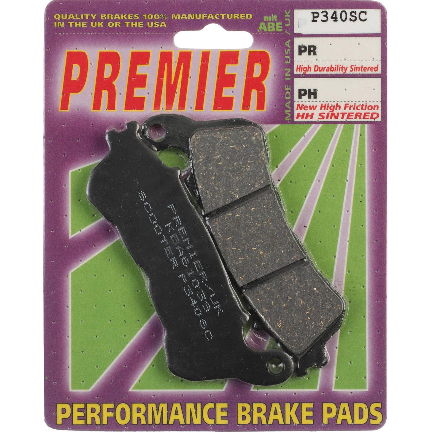 Premier Brake Pads - P Organic Standard