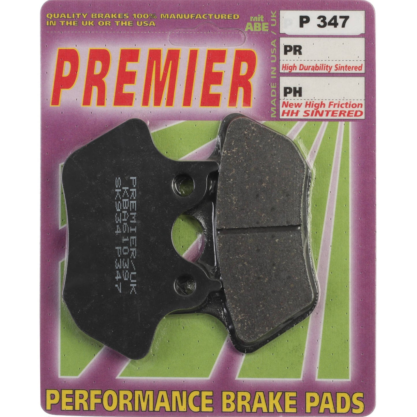 Premier Brake Pads - P Organic Standard