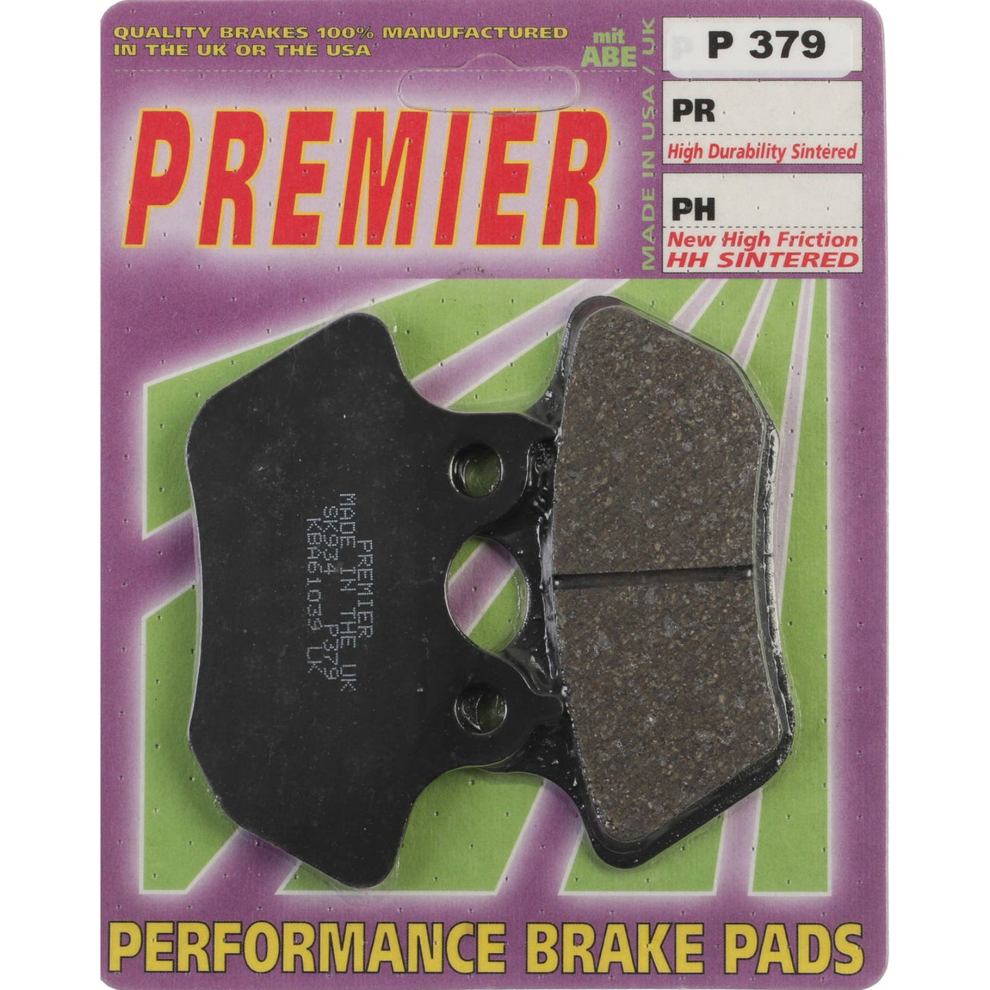 Premier Brake Pads - P Organic Standard