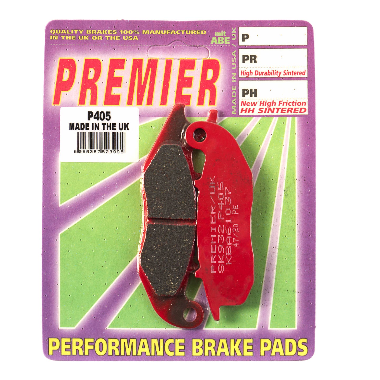 Premier Brake Pads - P Organic Standard (GF278S3)