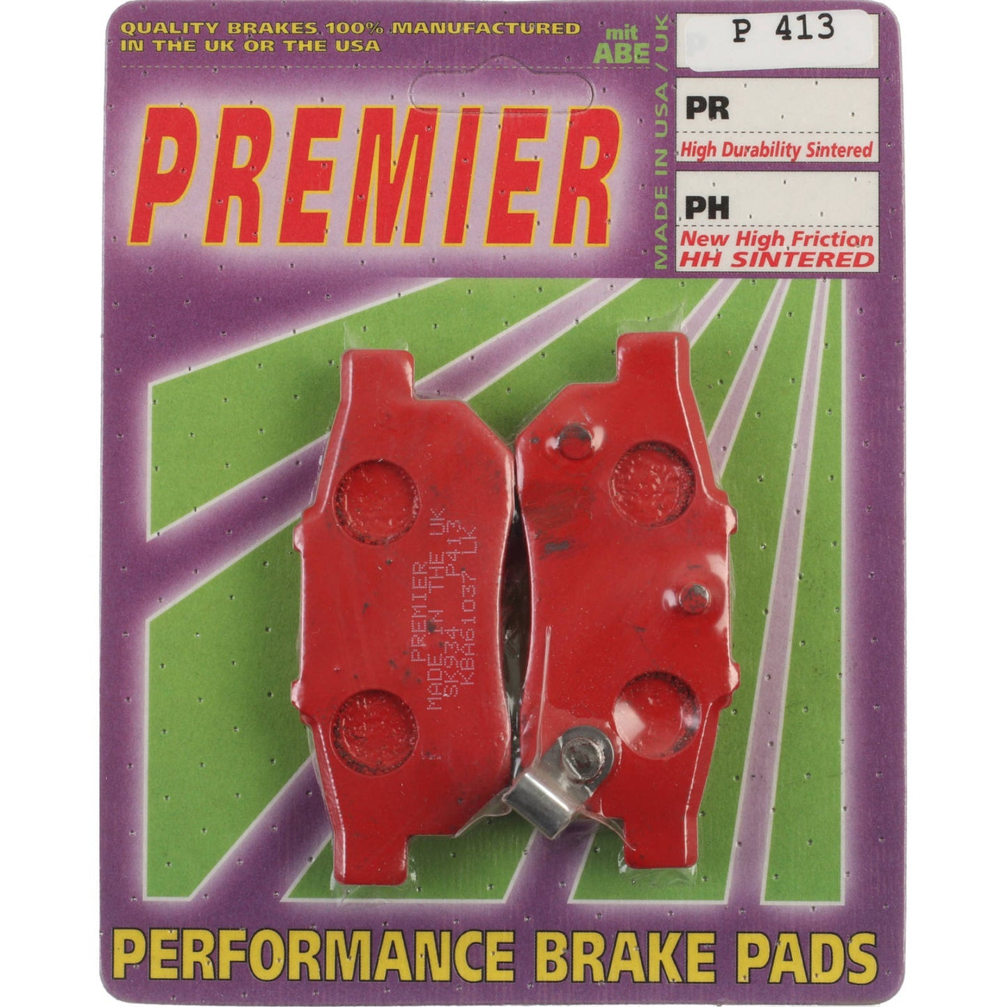Premier Brake Pads - P Organic Standard