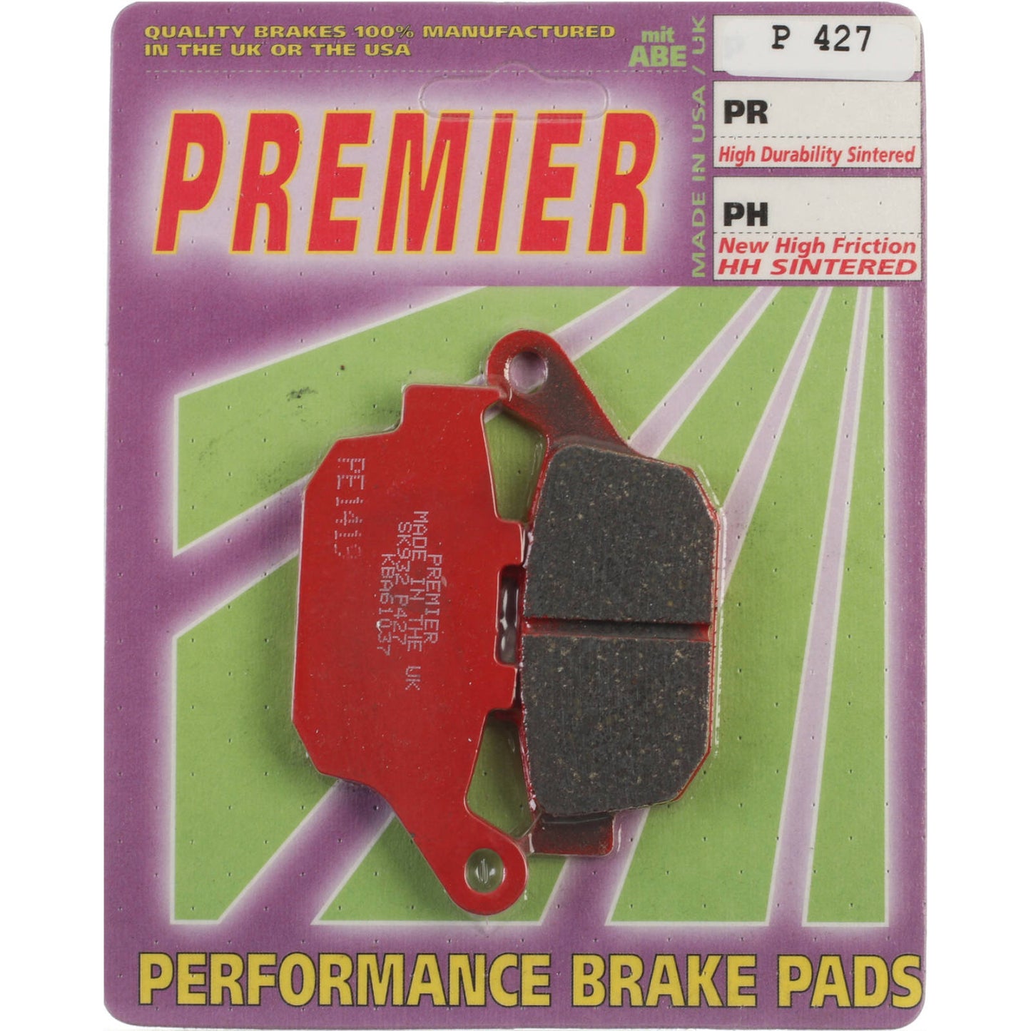 Premier Brake Pads - P Organic Standard