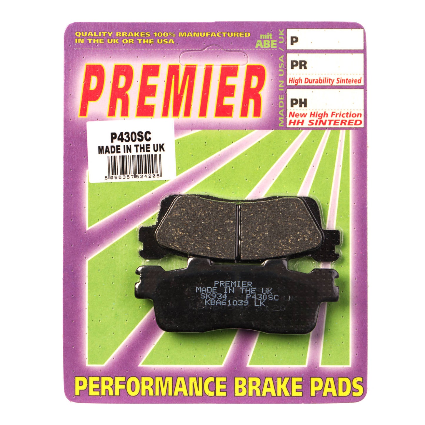 Premier Brake Pads - P-SC Organic Scooter