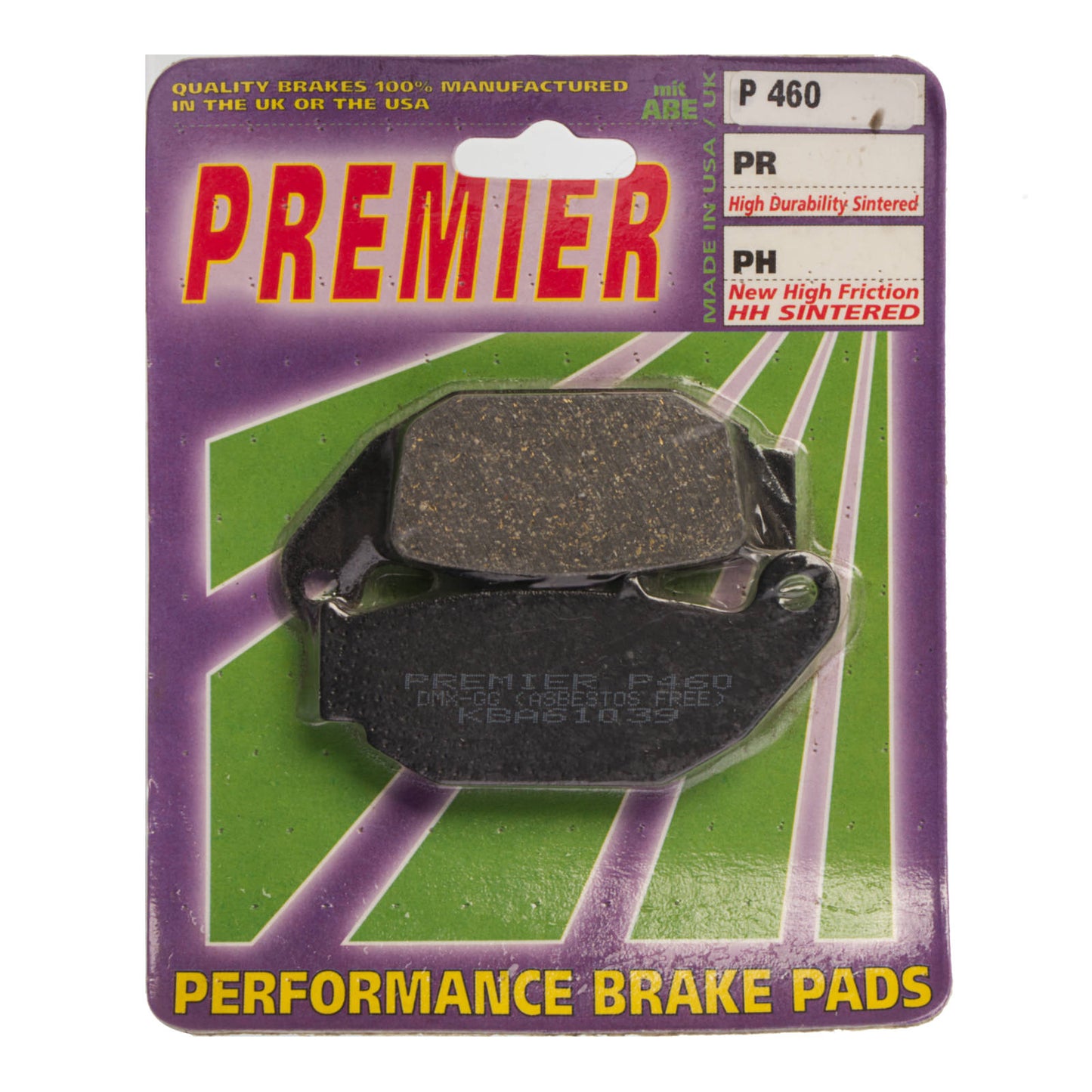 Premier Brake Pads - P Organic Standard