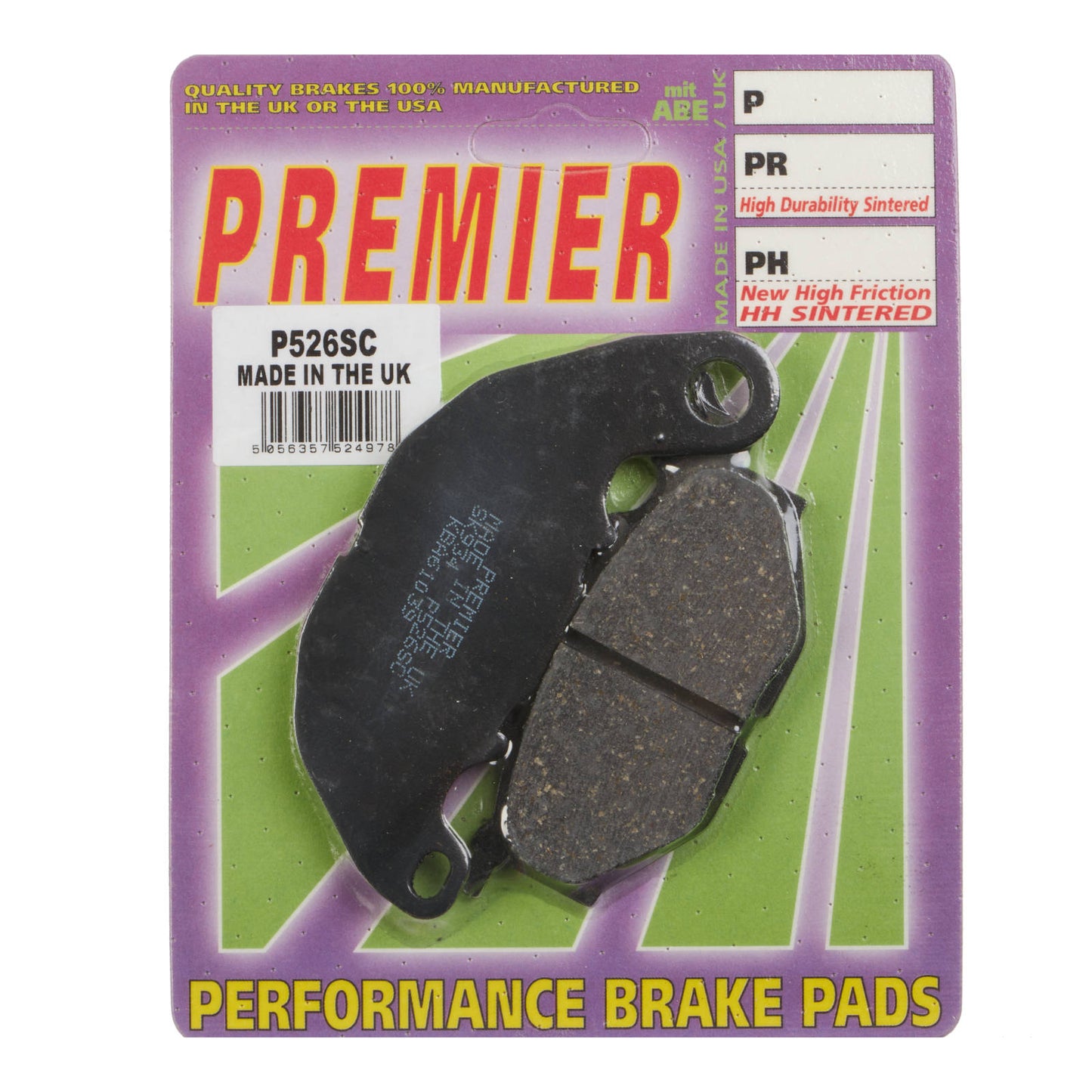 Premier Brake Pads - P-SC Organic Scooter
