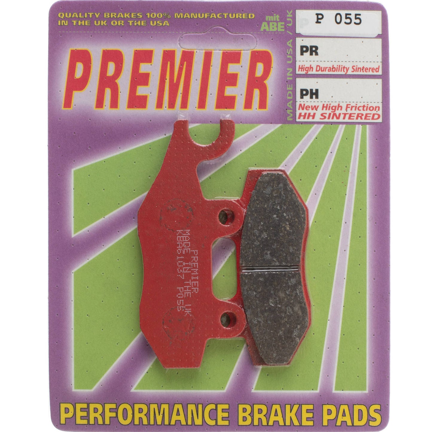 Premier Brake Pads - P Organic Standard