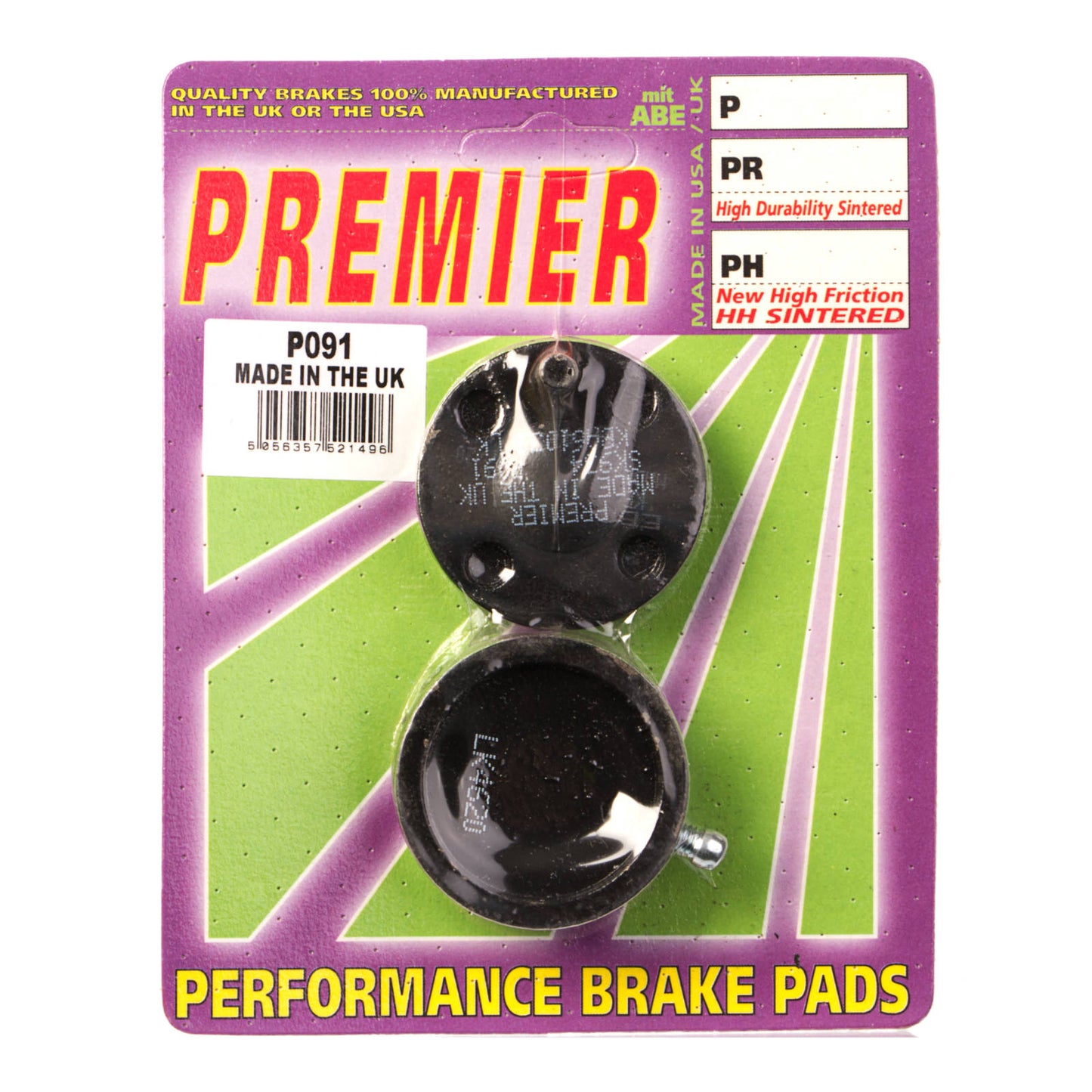 Premier Brake Pads - P Organic Standard