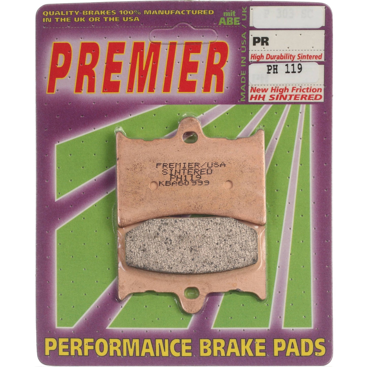Premier Brake Pads - PH Street Sintered