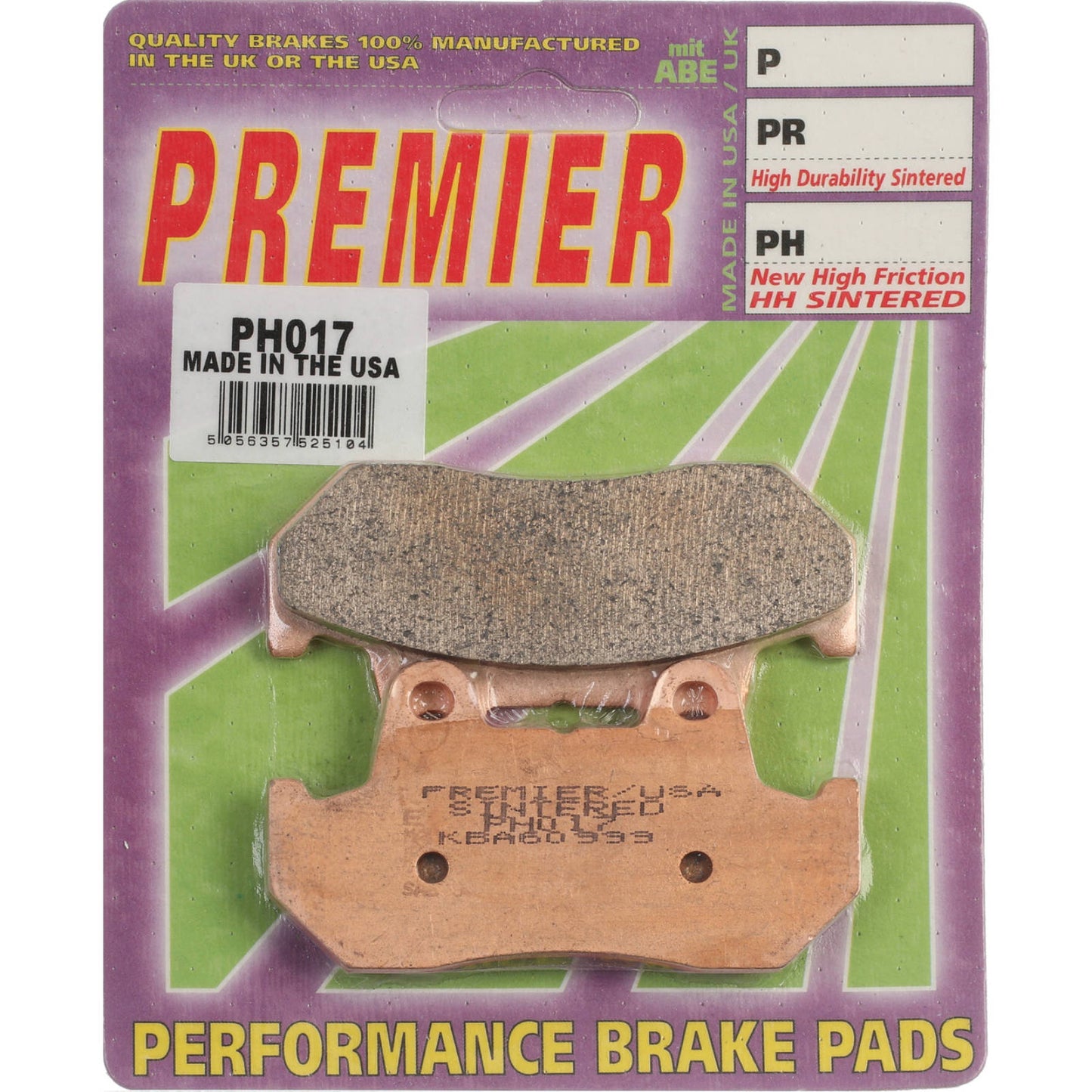 Premier Brake Pads - PH Street Sintered (GF050S3)