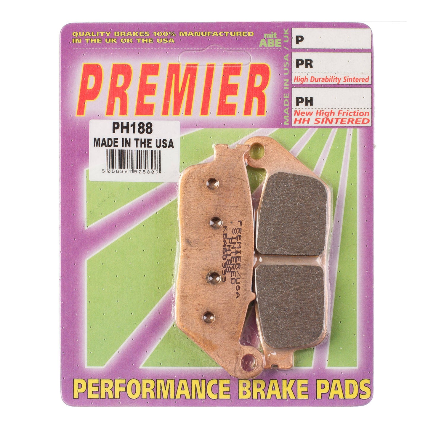 Premier Brake Pads - PH Street Sintered