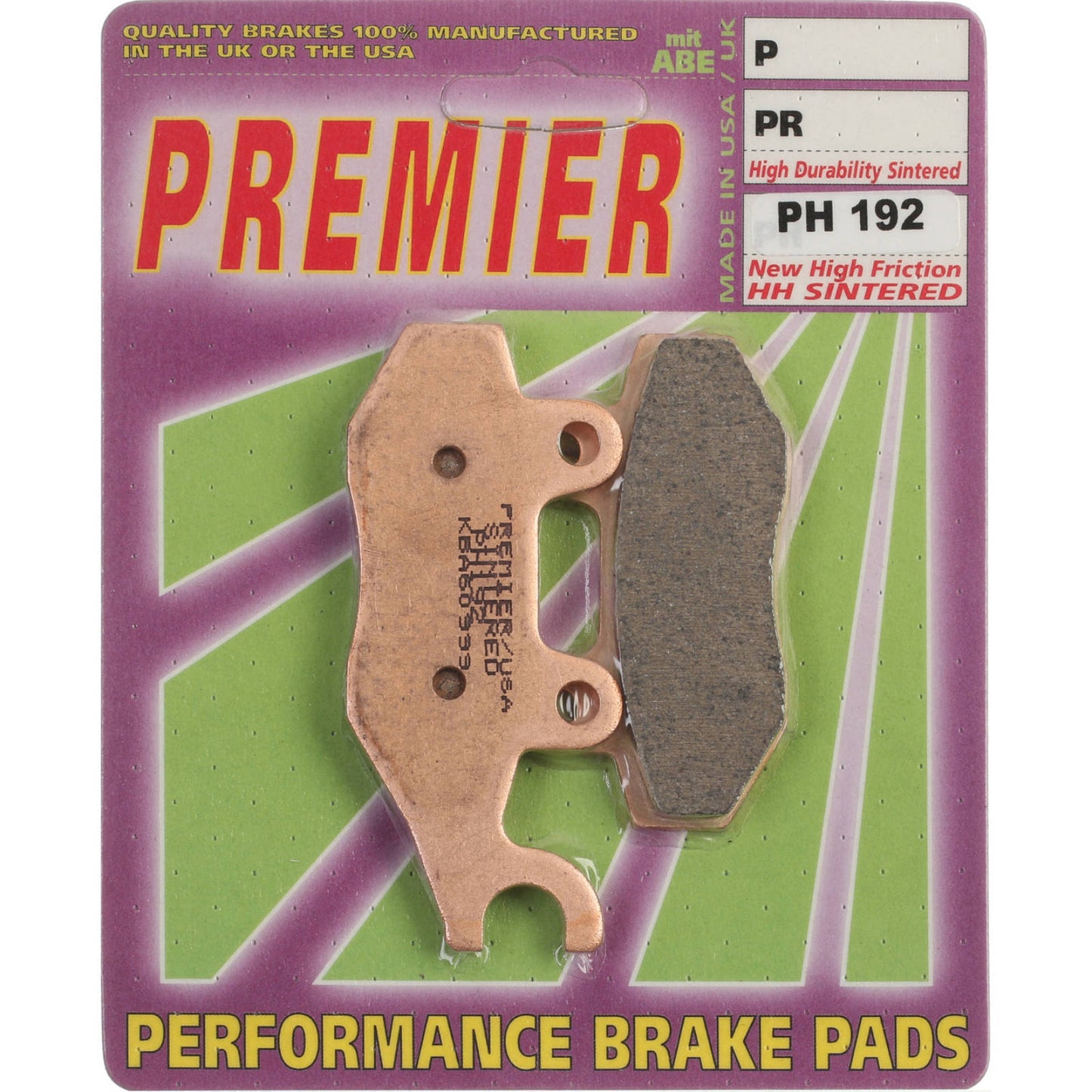 Premier Brake Pads - PH Street Sintered