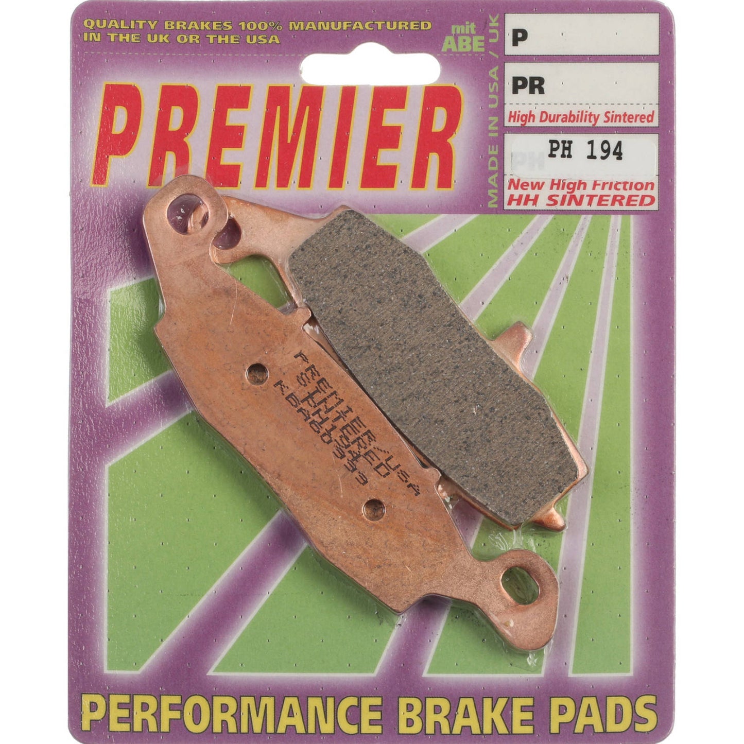 Premier Brake Pads - PH Street Sintered (GF124S3)