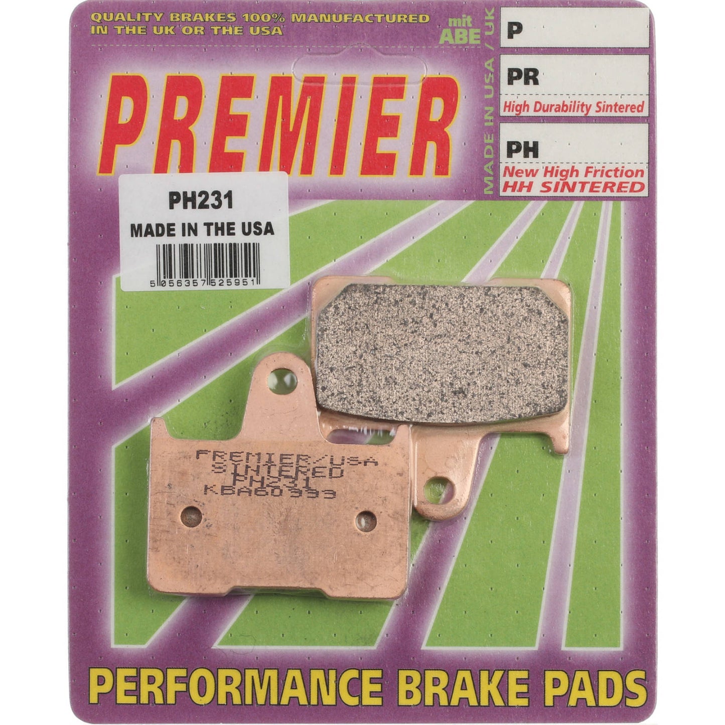 Premier Brake Pads - PH Street Sintered (GF148S3)