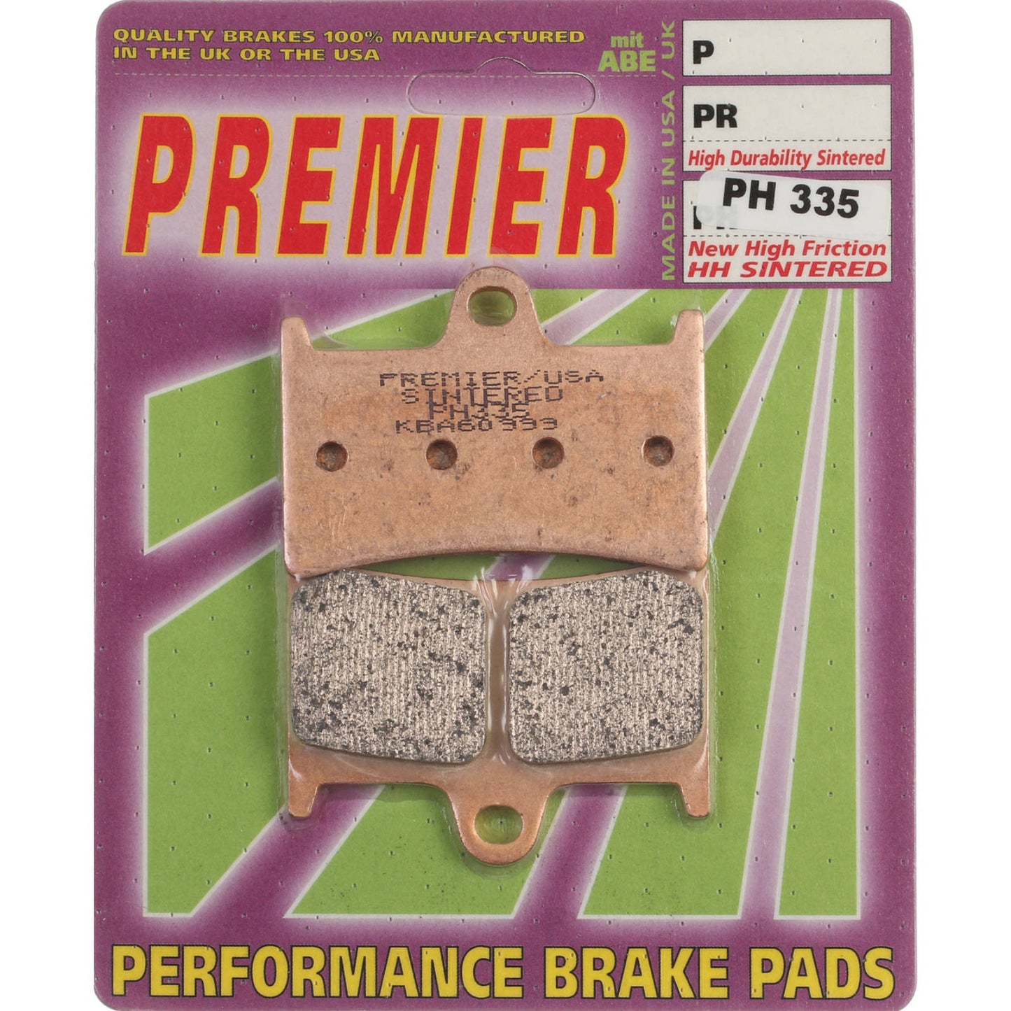 Premier Brake Pads - PH Street Sintered