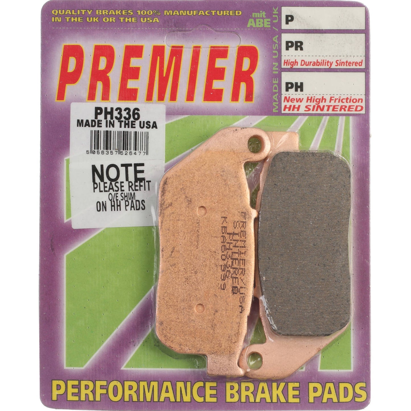 Premier Brake Pads - PH Street Sintered (GF272S3)