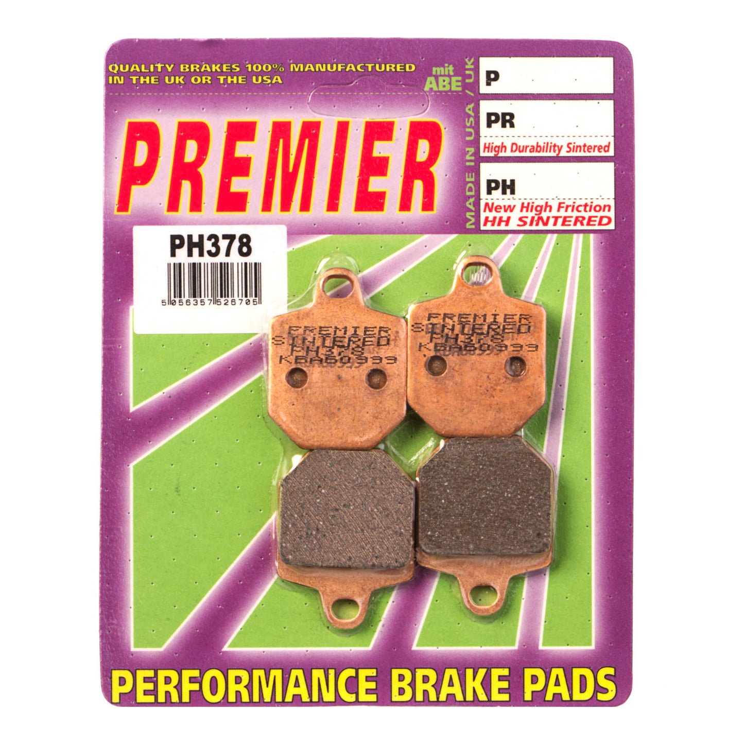 Premier Brake Pads - PH Street Sintered