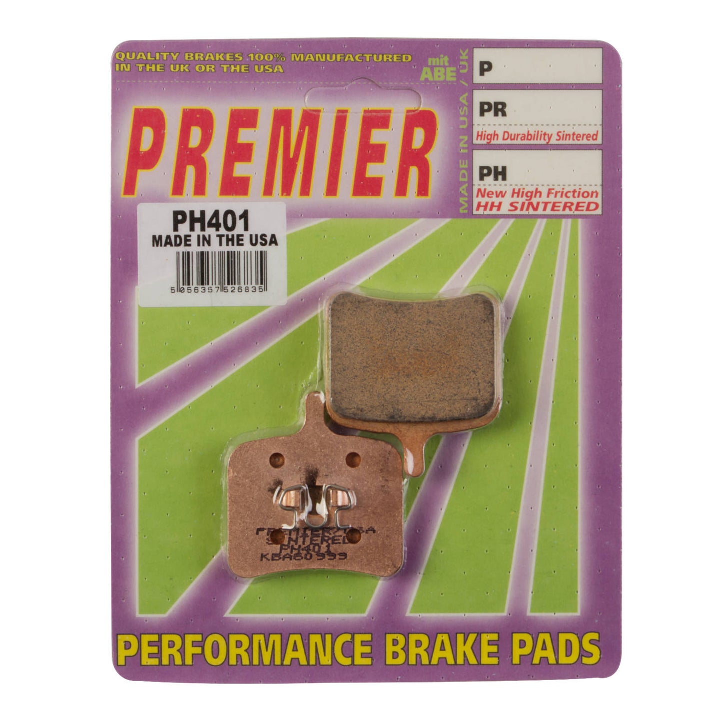 Premier Brake Pads - PH Street Sintered