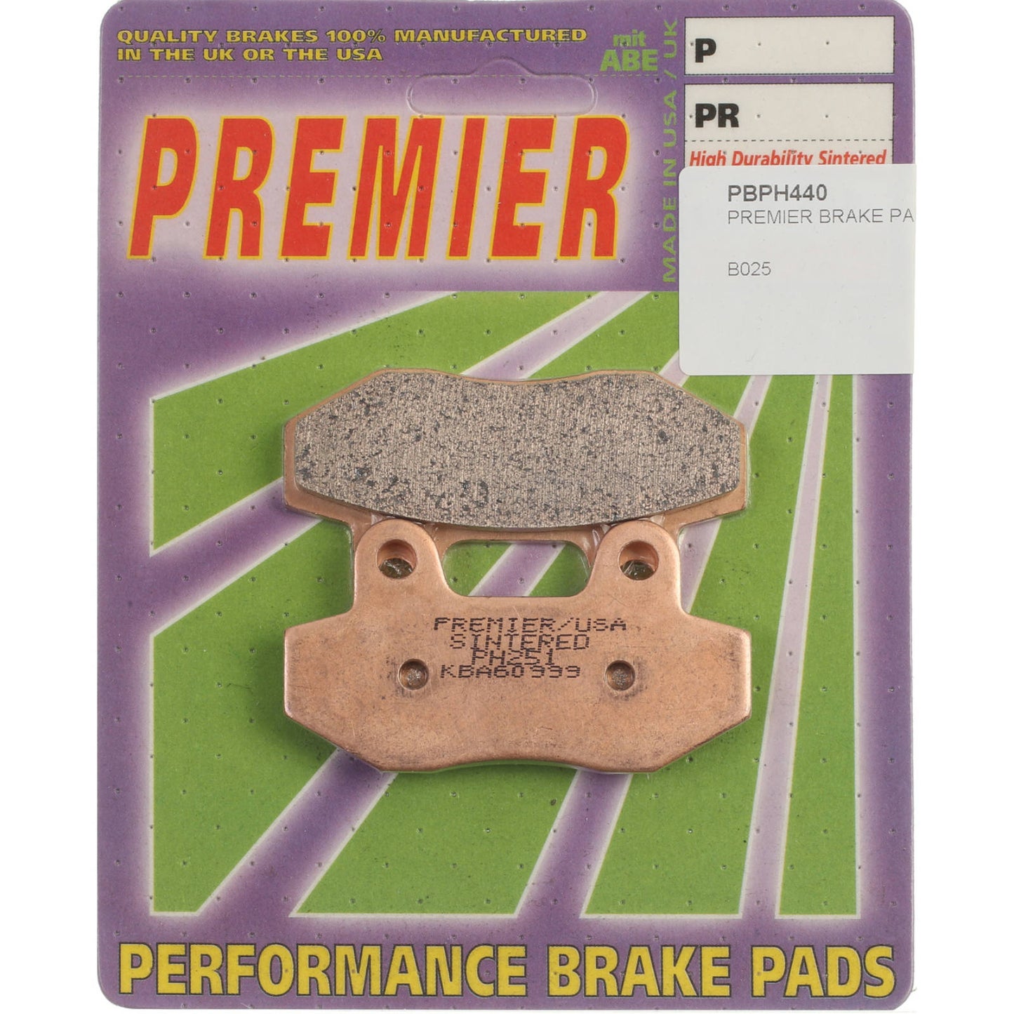 Premier Brake Pads - PH Street Sintered