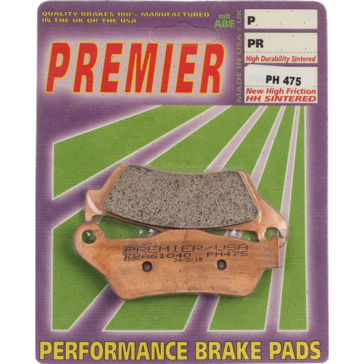 Premier Brake Pads - PH Street Sintered