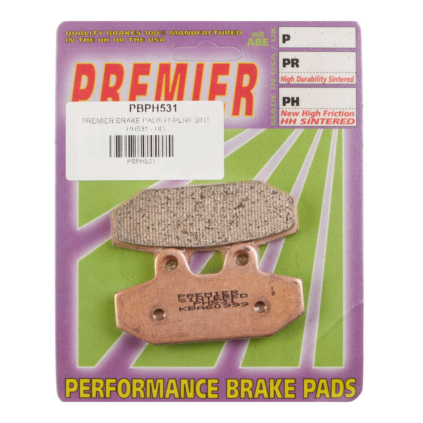 Premier Brake Pads - PH Street Sintered