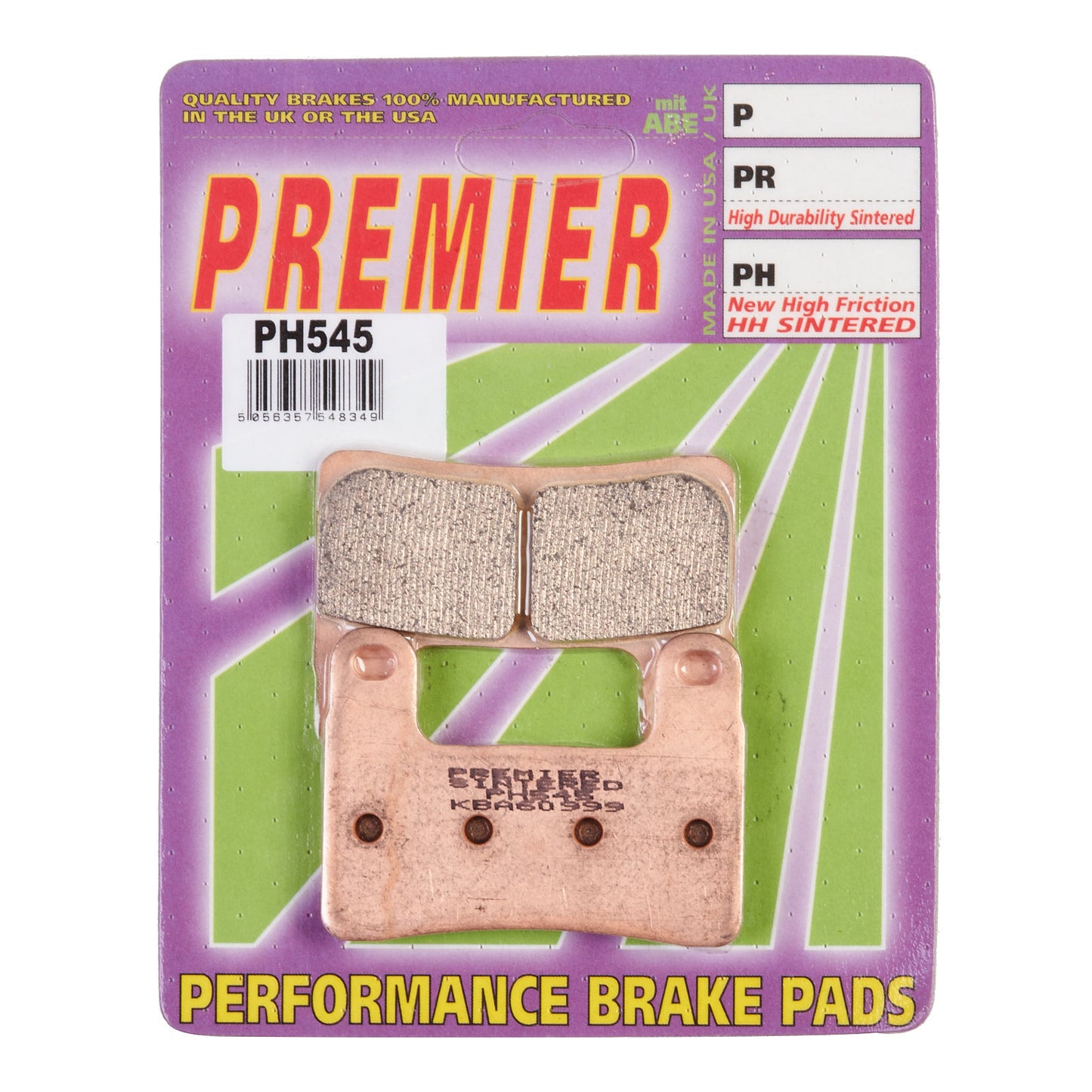 Premier Brake Pads - PH Street Sintered
