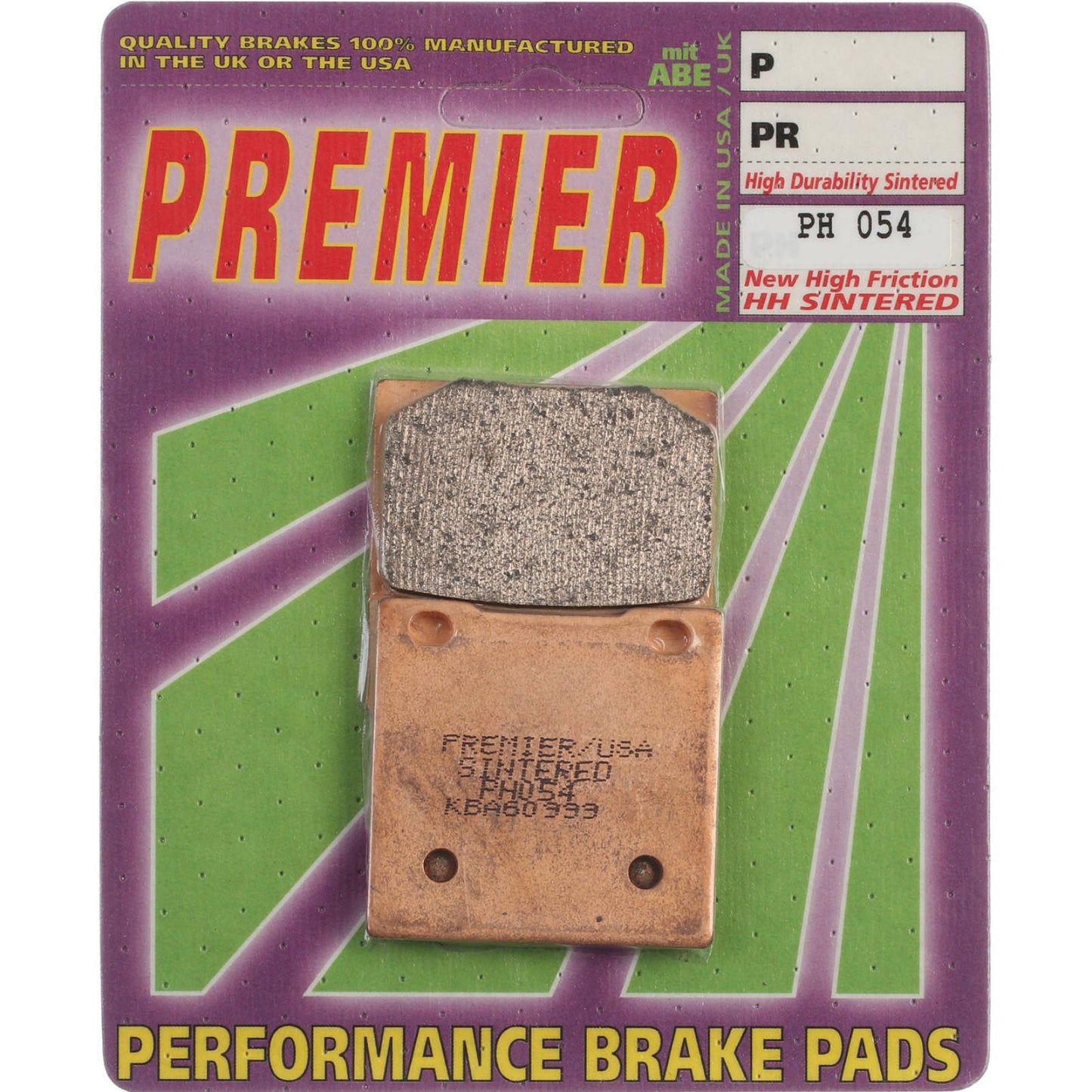 Premier Brake Pads - PH Street Sintered