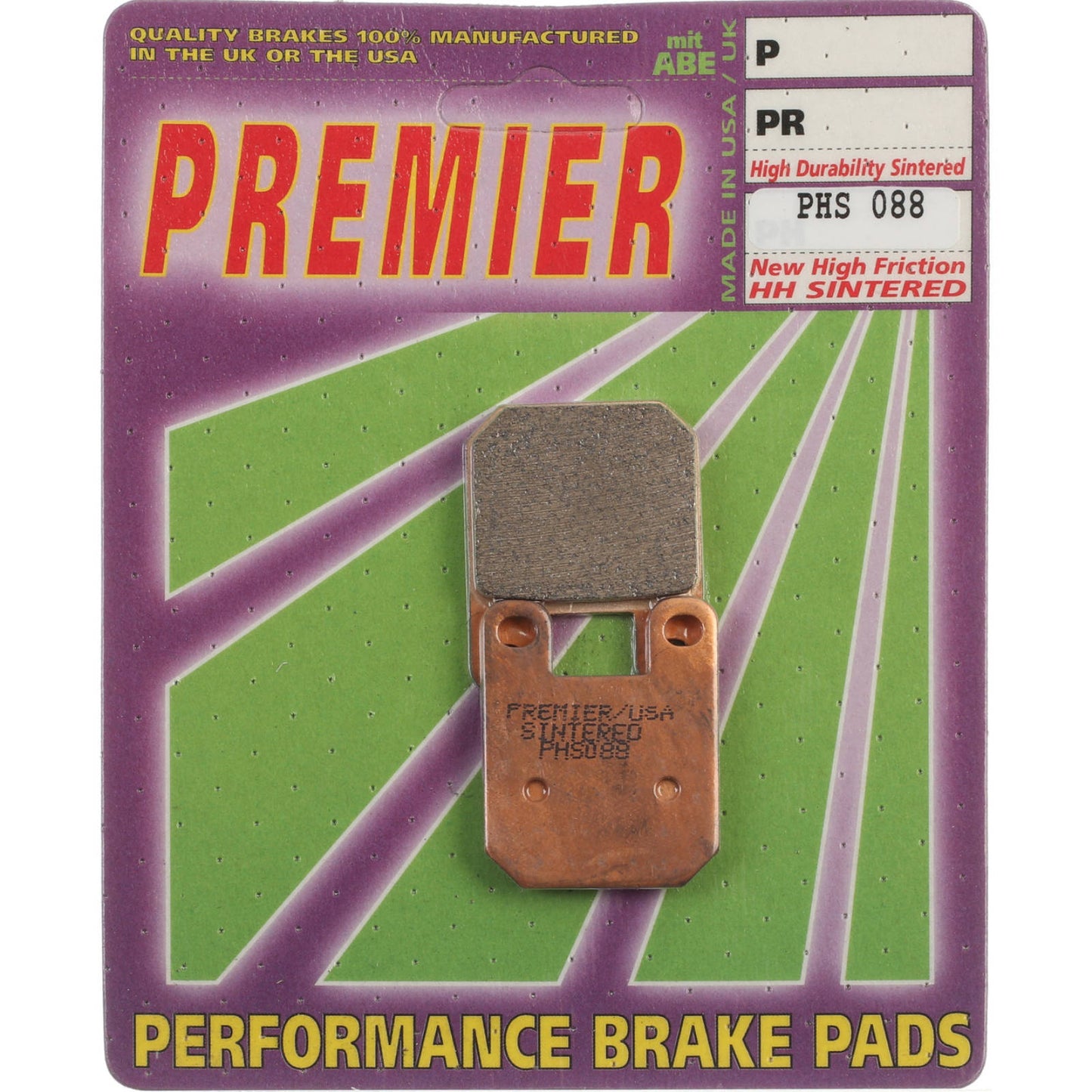 Premier Brake Pads - PH Street Sintered (GF008S3)